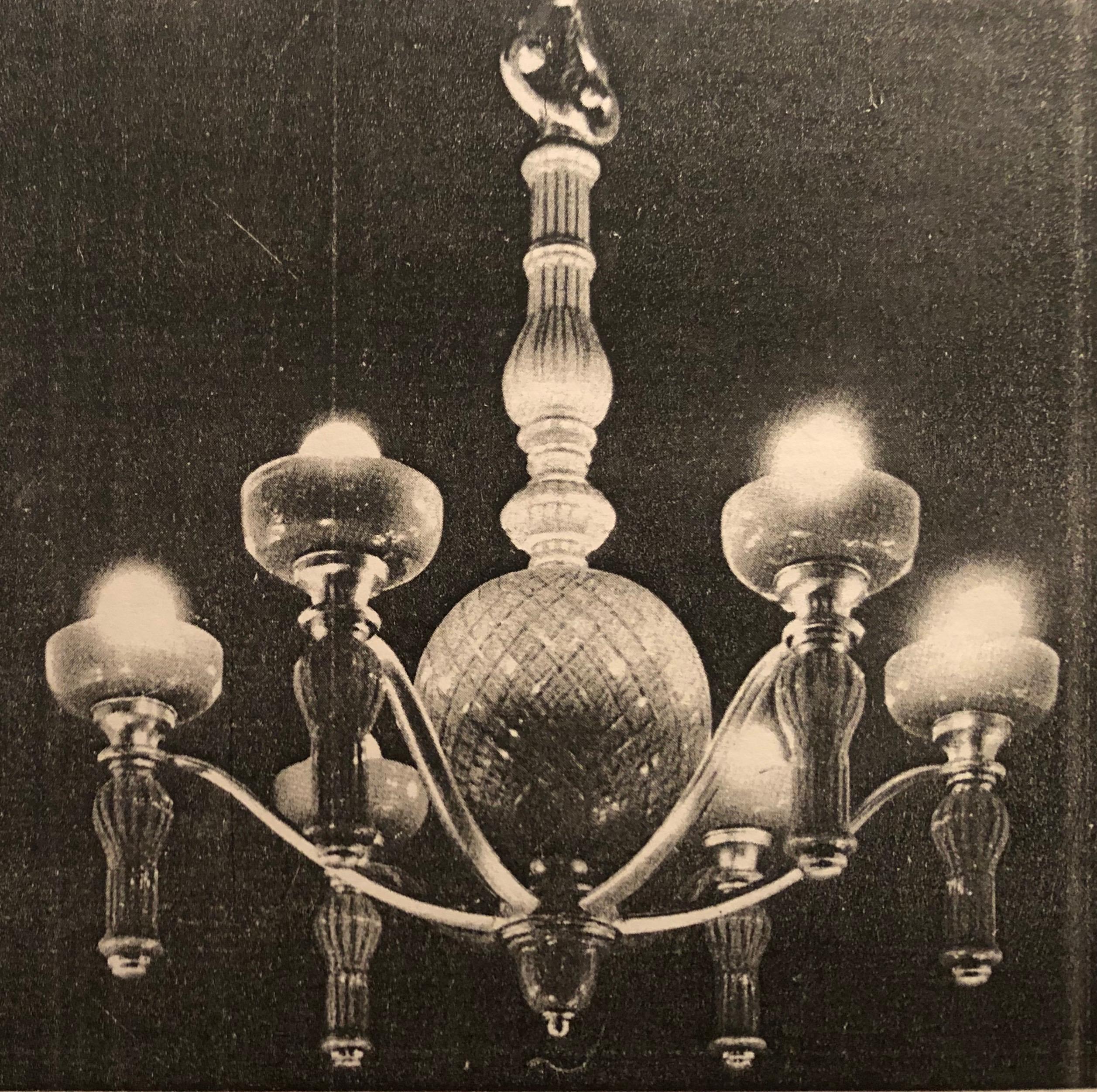 Lampadario Baguès anni '50 in vendita 2
