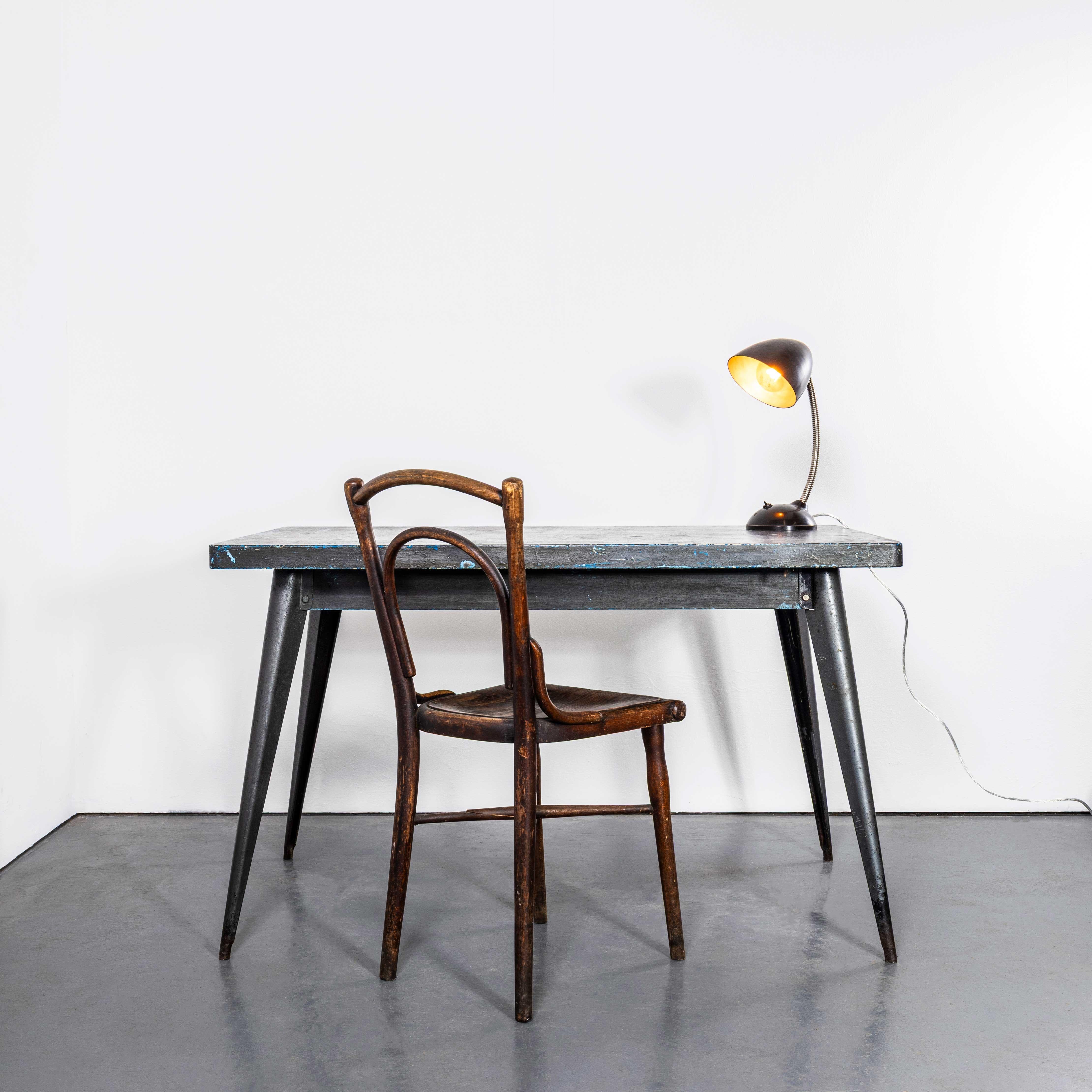 European 1950's Bakelite Early Flexible Desk Lamp For Sale