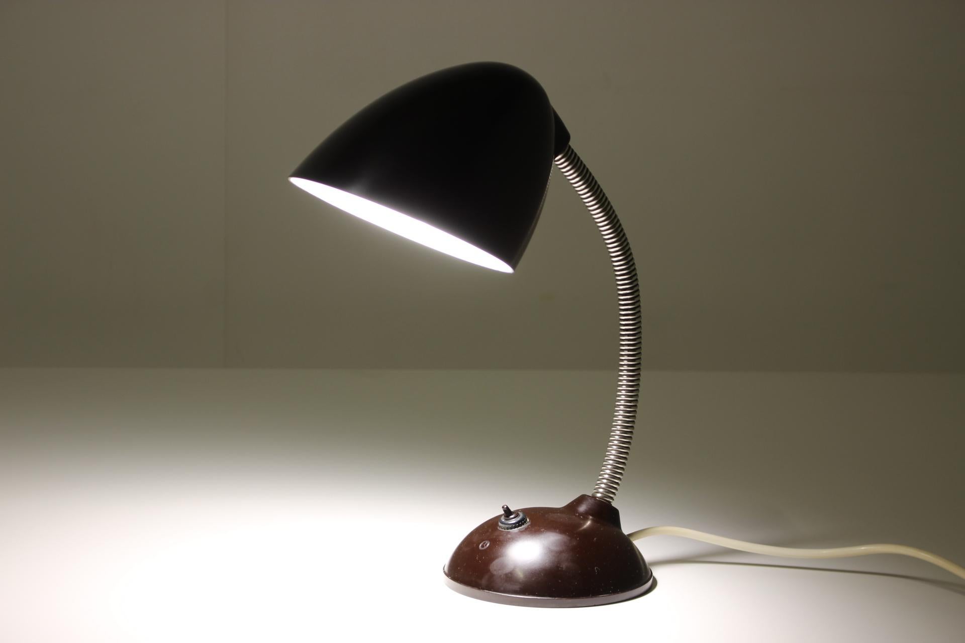 1950s Bakelite Table Lamp, Czechoslovakia In Good Condition For Sale In Praha, CZ