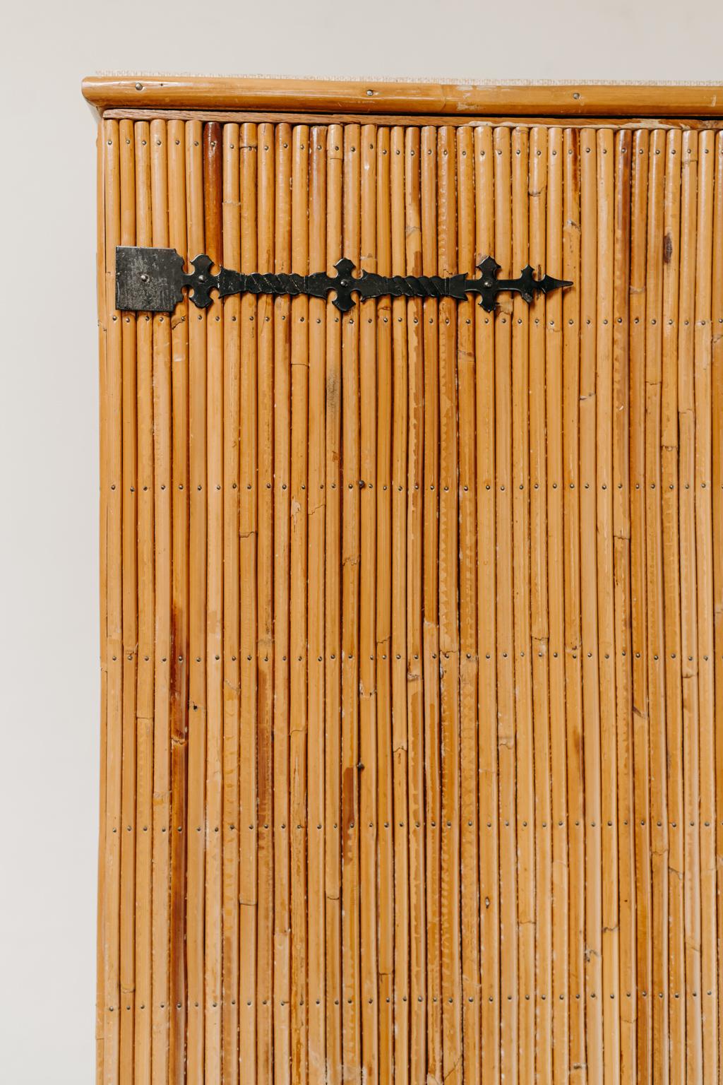 1950's Bamboo Cabinet/Wardrobe 1
