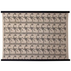 1950s Barney Reid Screen Printed Fabric Panel