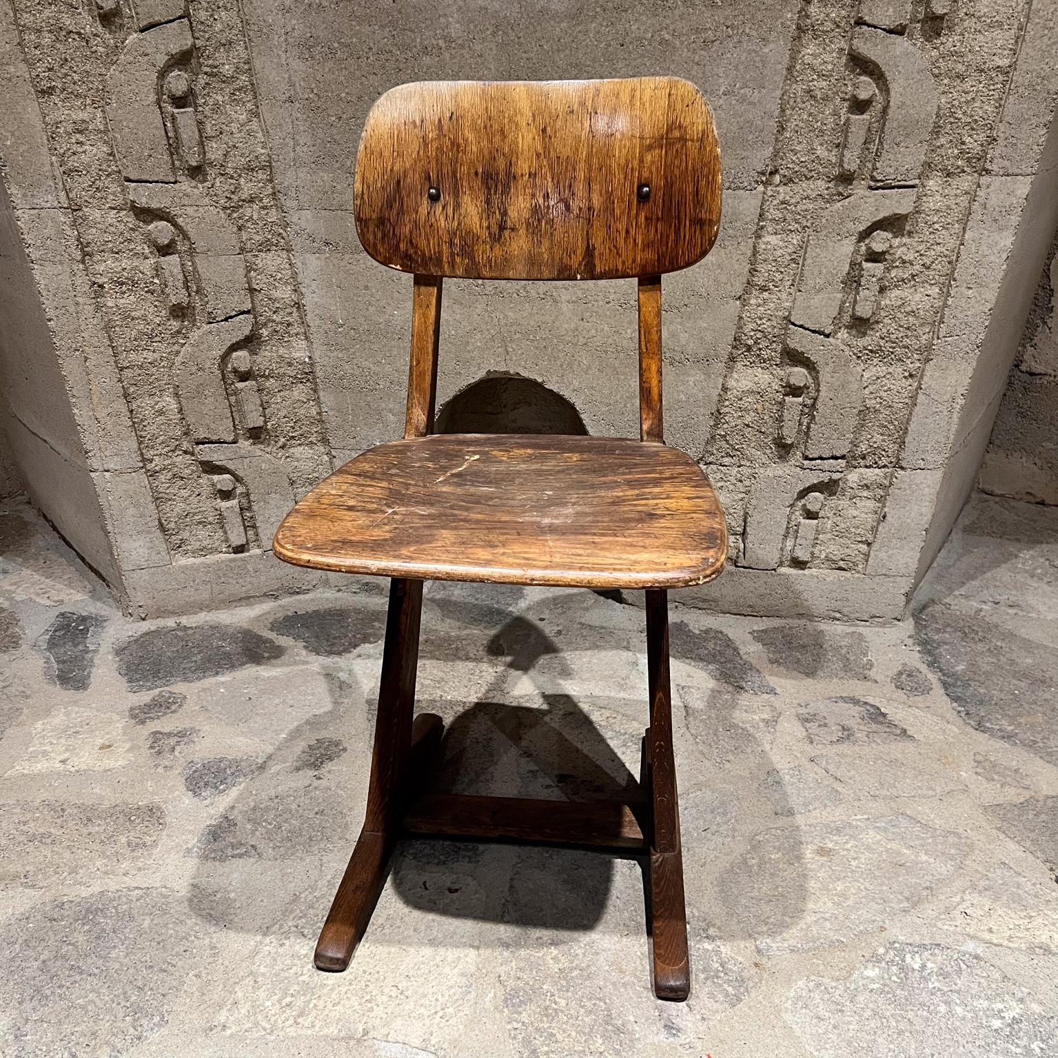 Mid-Century Modern 1950s Bauhaus German Casala Sled Chair Karl Nothelfer Prouve Style For Sale