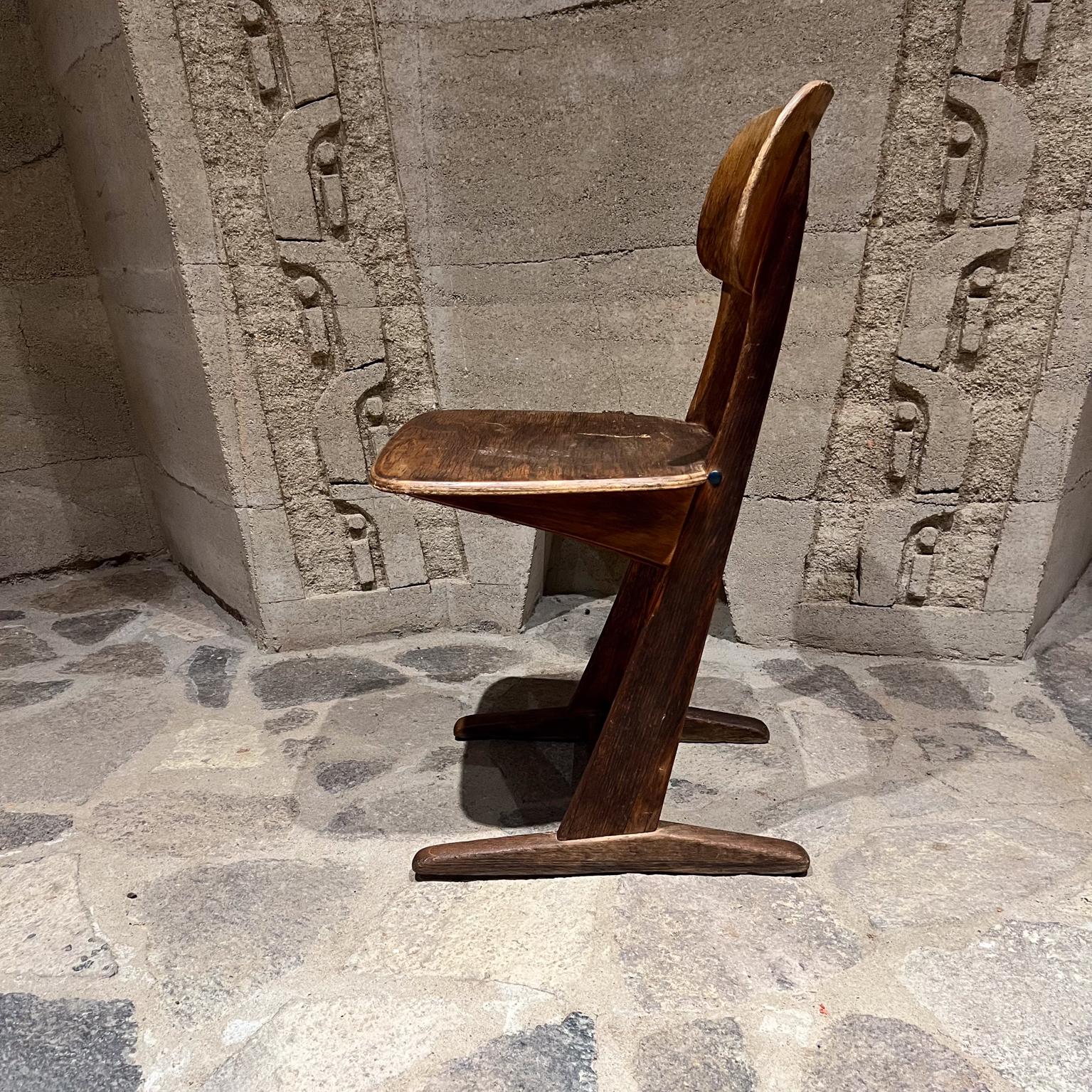 20th Century 1950s Bauhaus German Casala Sled Chair Karl Nothelfer Prouve Style For Sale