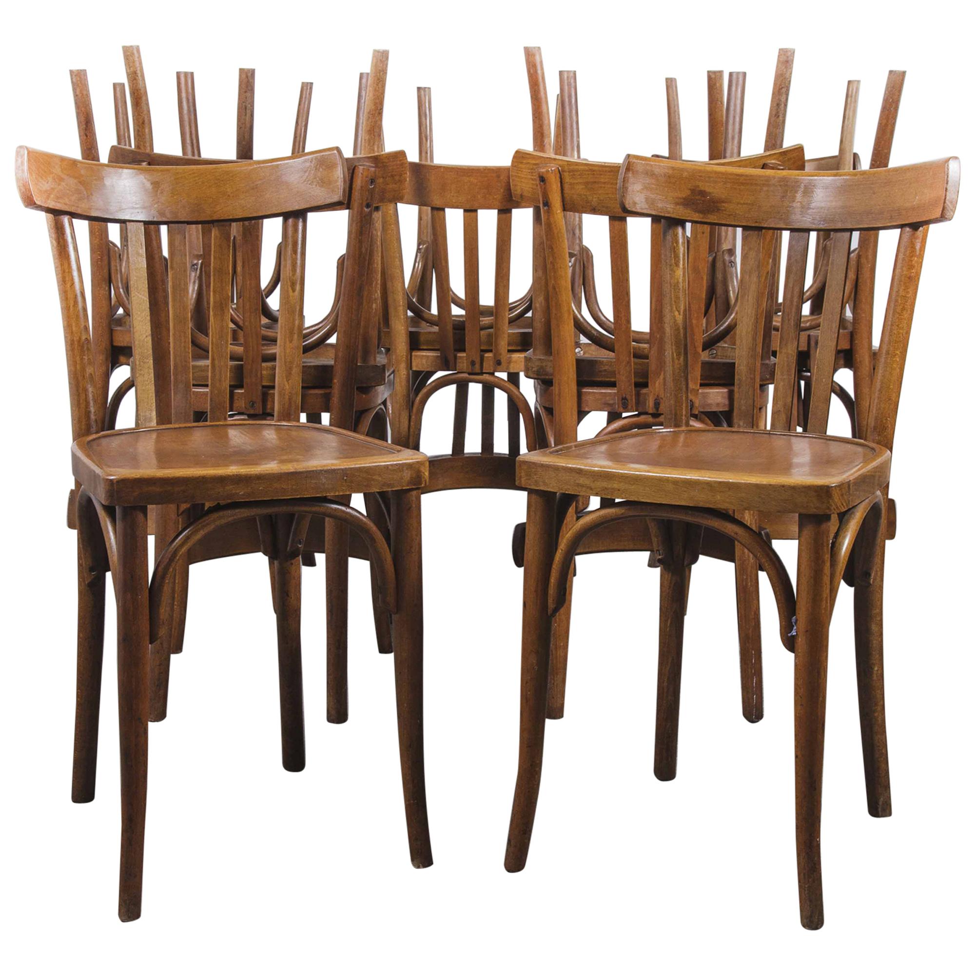 1950s Baumann Bentwood Bistro Dining Chair, Model 4