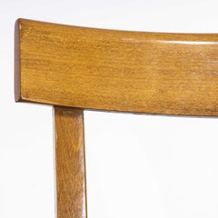 Chaise de salle à manger de style Bistro en bois cintré Baumann des années 1950, lot de onze, « Modèle 1646 »