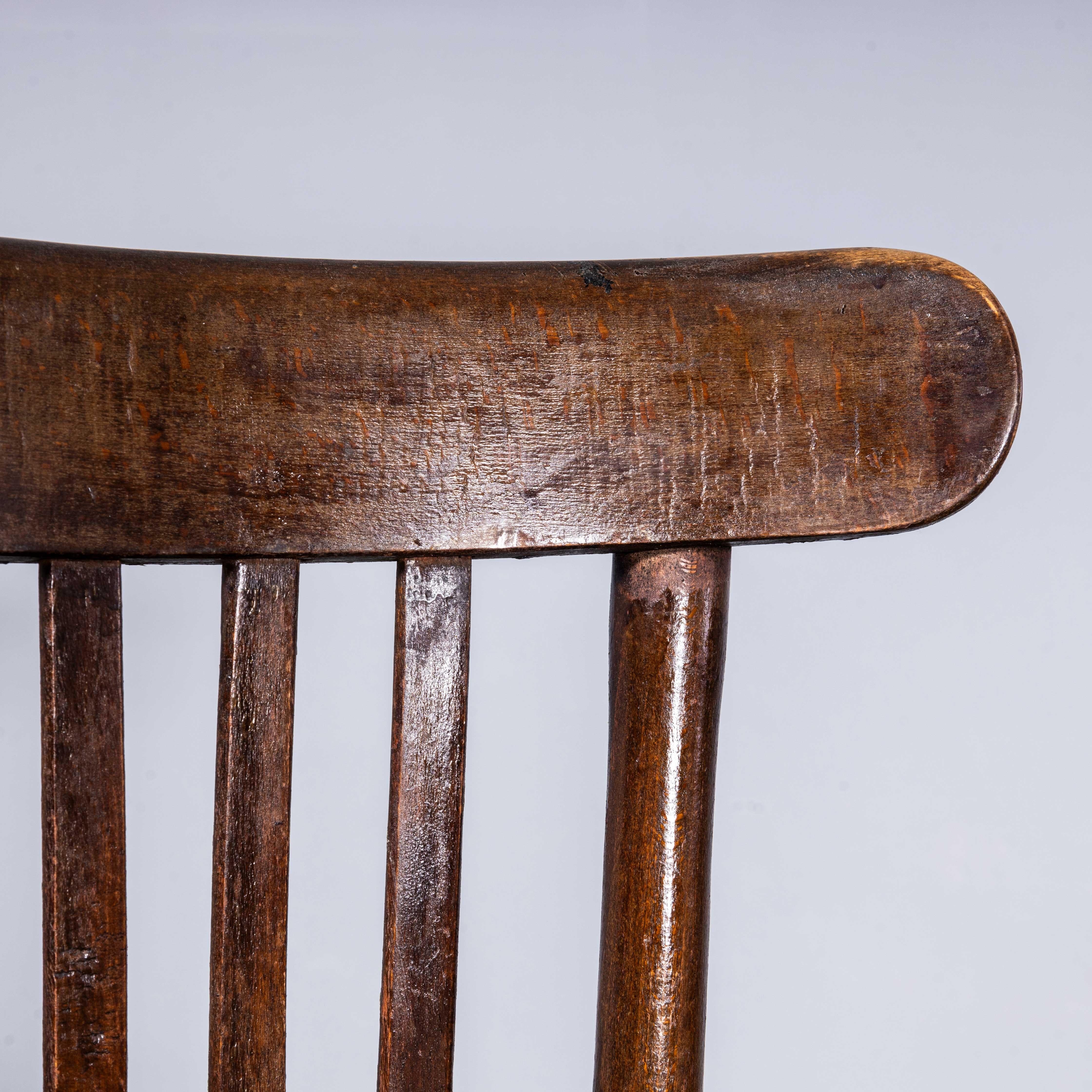 1950's Baumann Bentwood Classic Dark Walnut Bistro Dining Chair - Good Quantitie 9