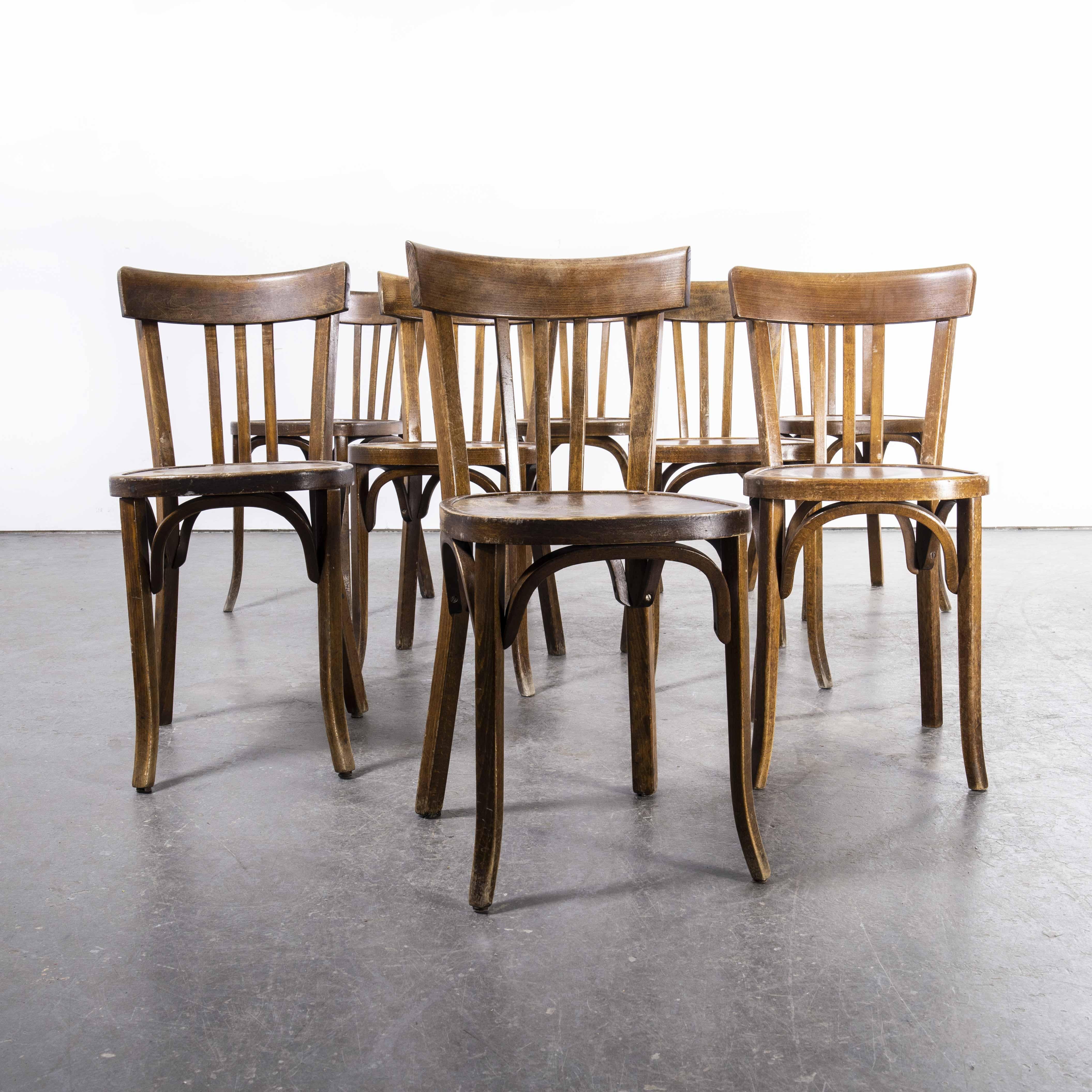 1950's Baumann Bentwood Classic Warm Oak Dining Chair - Set Of Eight 4
