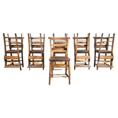 1950's Baumann Bentwood Honey Oak Bistro Dining Chair - Good Qty Available