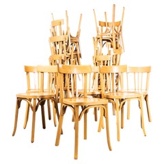 1950's Baumann Bentwood Tri Back Dining Chair - Bleached  - Various Qty 
