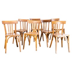 1950's Baumann Bentwood Tri Back Dining Chair - Set Of Seven