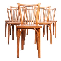 1950s Baumann Bistro Dining Chairs, Set of Six, Other Quantities Available