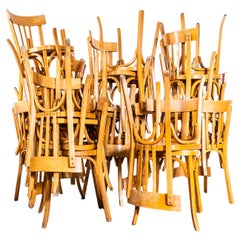 1950’s Baumann Blonde Oak Bentwood Dining Chair – Good Quantity Available