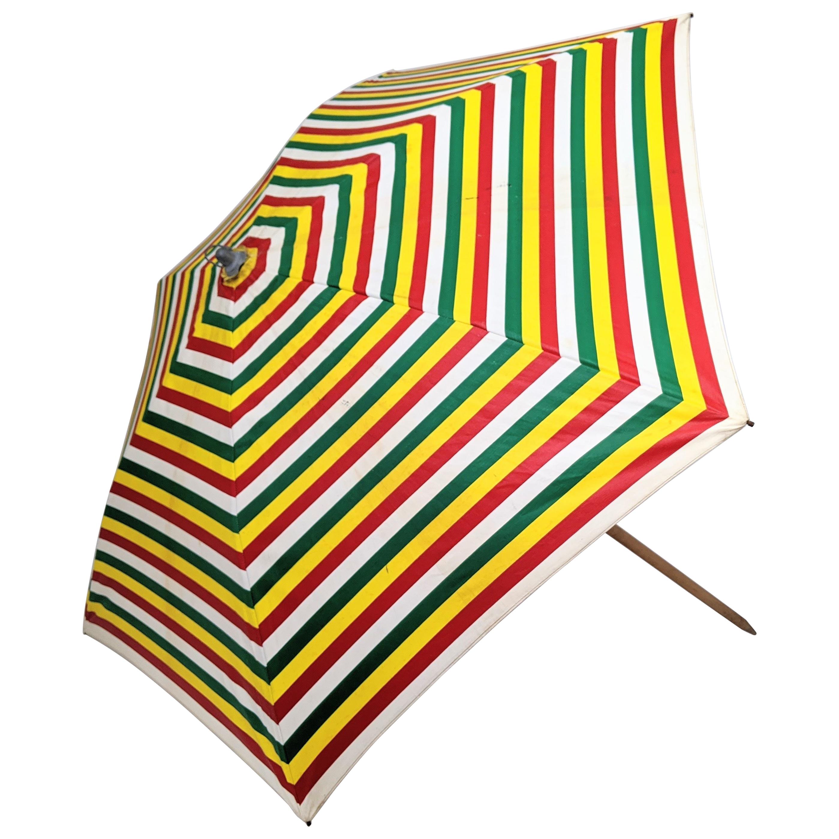 1950s Beach Umbrella / Parasol, USA