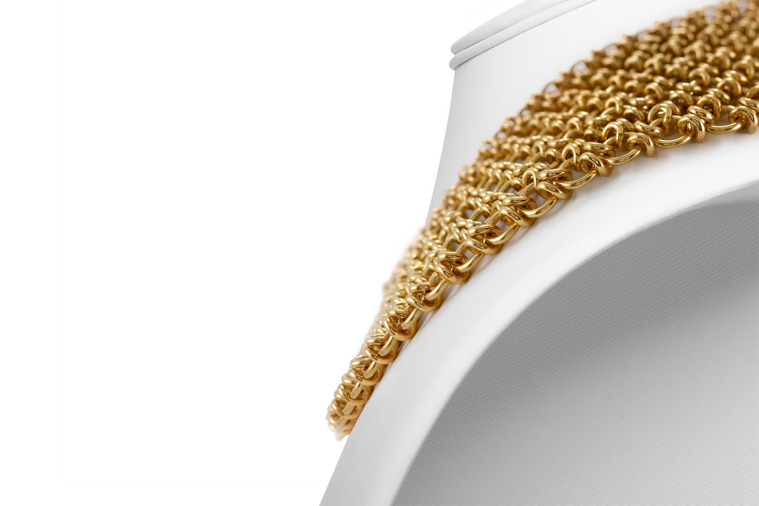 Tiffany & Co. Paloma Picasso Gold Bib Necklace 1