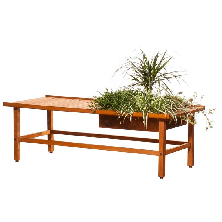 1950s Beautiful Plant Bench Or Coffee Table By Yngve Ekstrom In