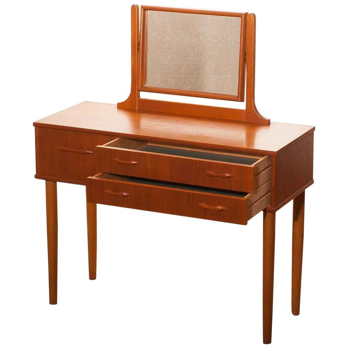 1950s Beautiful Teak Dressing Table by Ulferts, Sweden