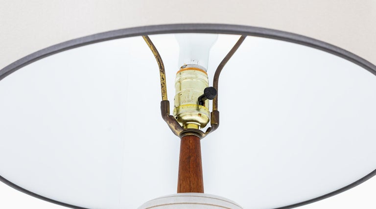 Mid-Century Modern 1950s Beige Table Lamp by Jane & Gordon Martz 'h' For Sale