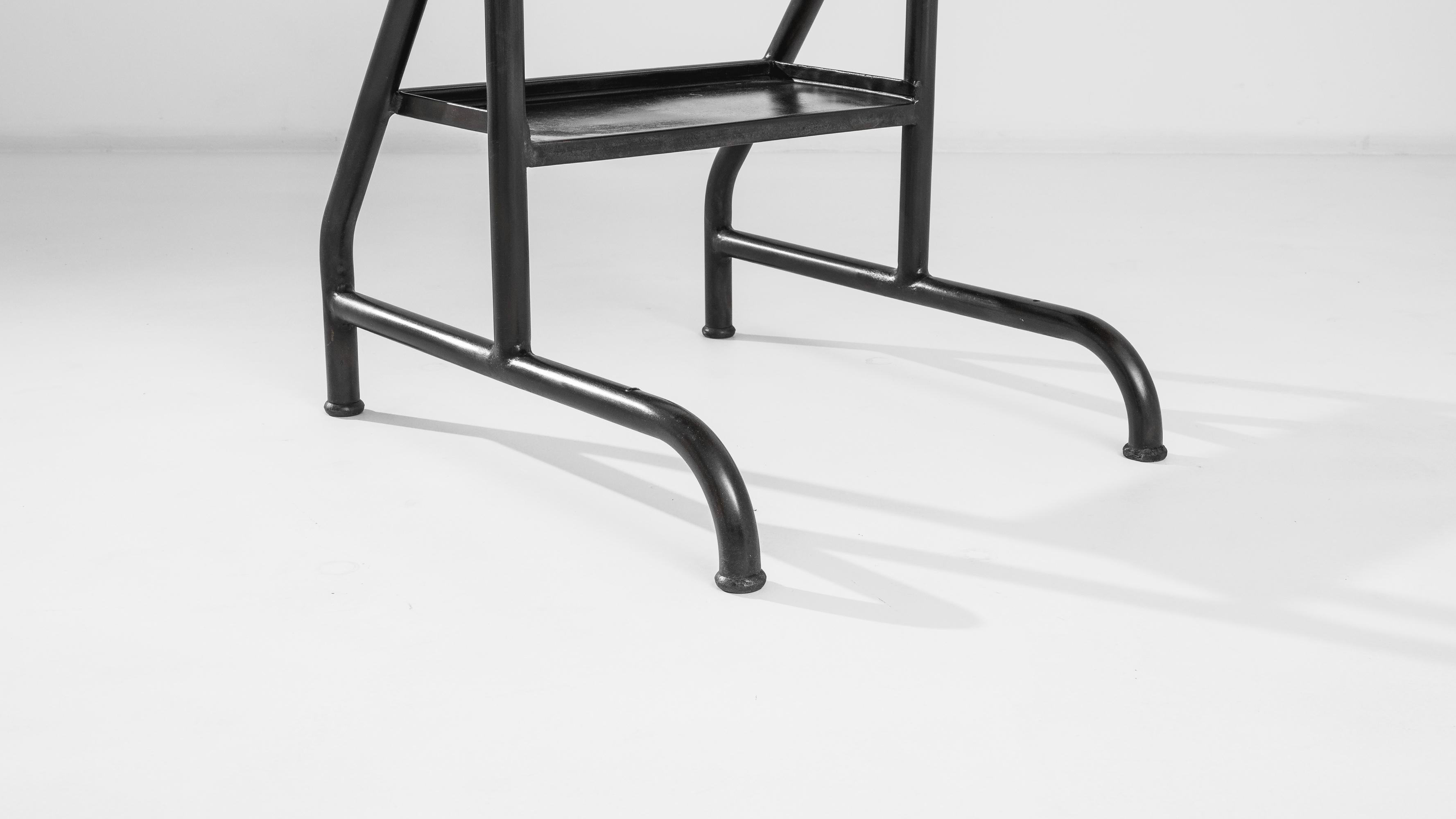 1950s Belgian Metal Drawing Table 3