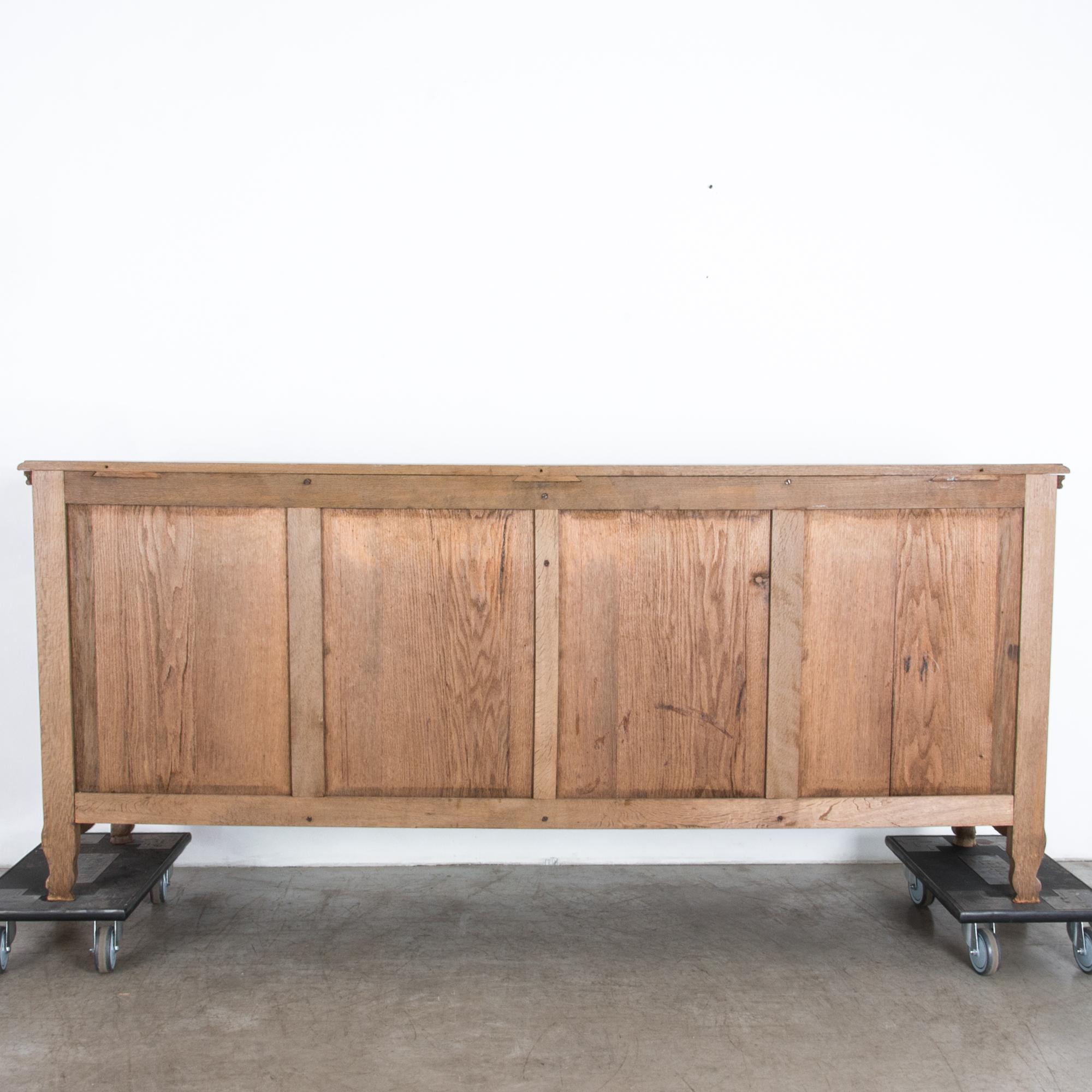 1950s Belgian Oak Sideboard 4