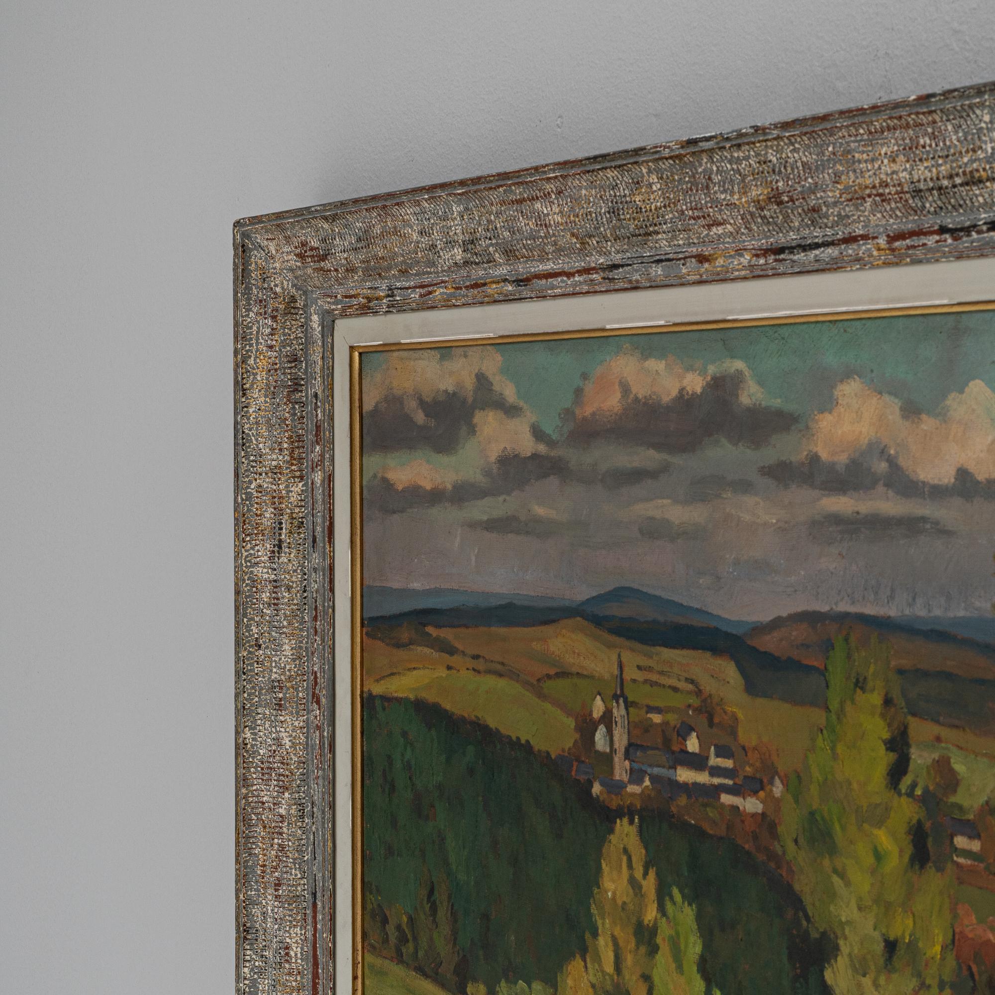 1950s Belgian Painting For Sale 1