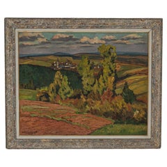 Used 1950s Belgian Painting