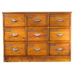 1950
s Belgian Six Drawer Bank Of Drawers 1950
s Belgian Six Drawer Bank Of Drawers
