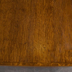 1950s Belgian Tailors Shop Oak Display Counter, Up and Over Doors