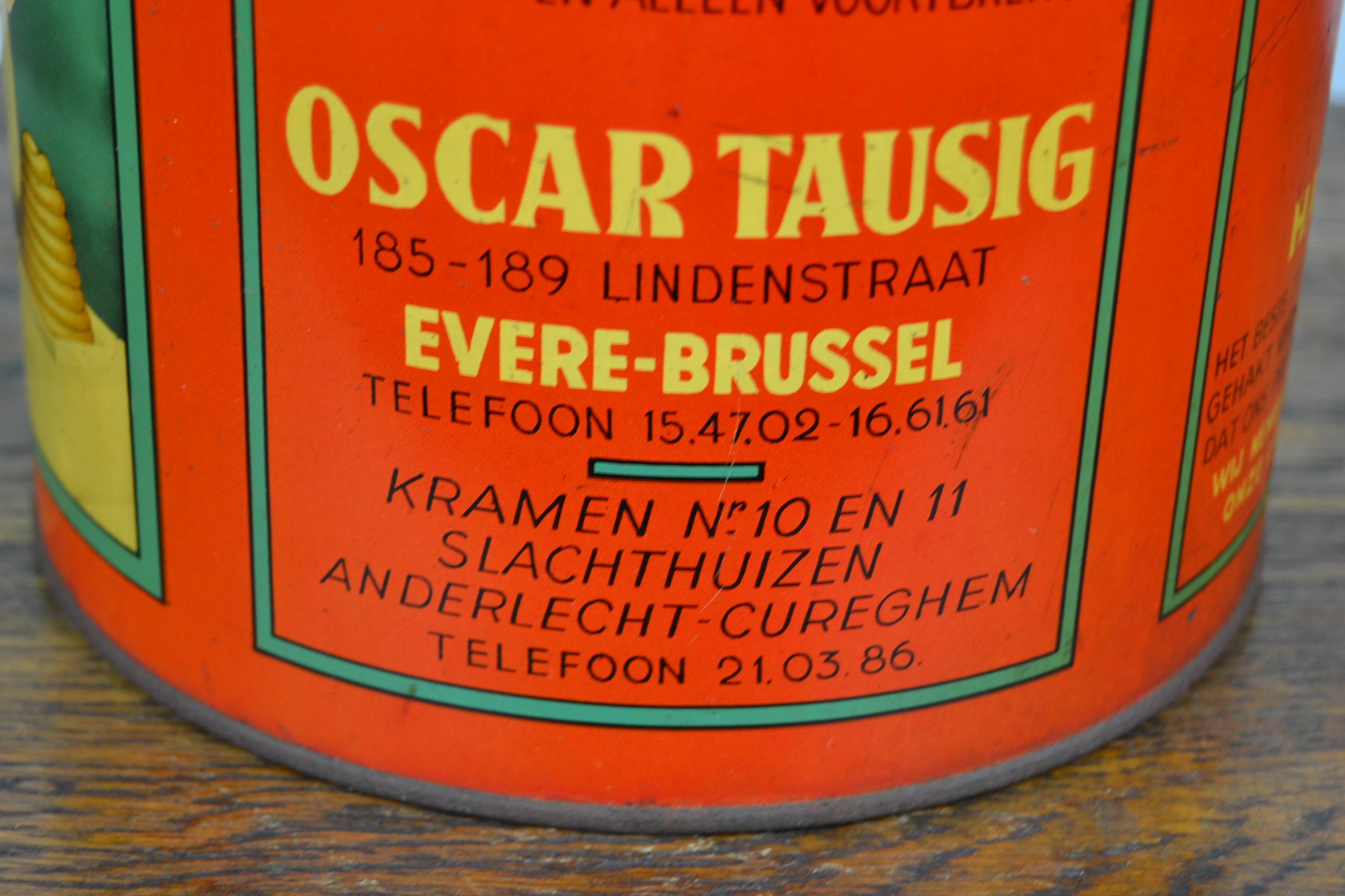 1950s Belgian Tin, Spices by Atelier Tausig for Abbatoirs and Butcher Shops  2