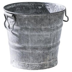 Secchio belga in zinco del 1950