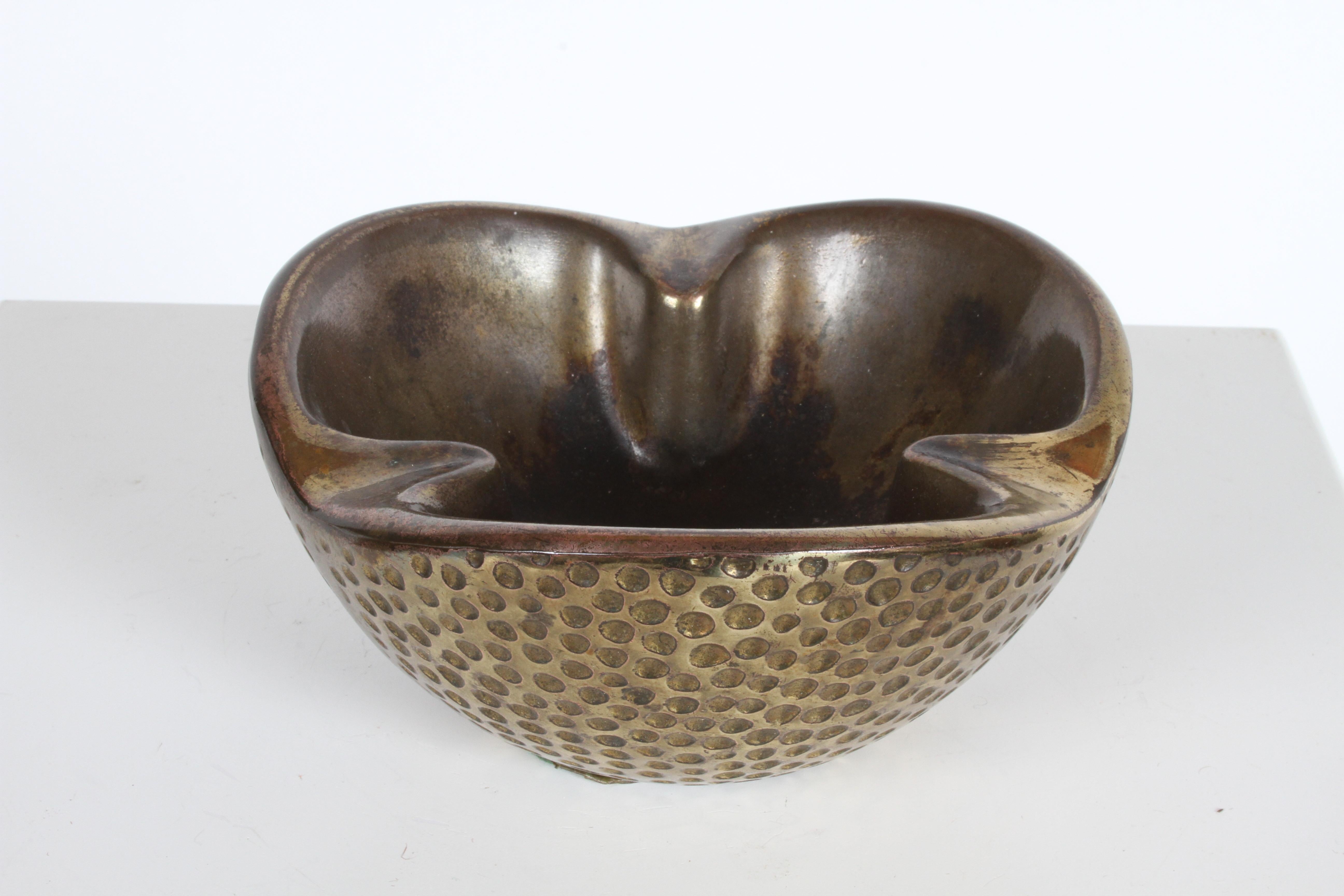 1950s Ben Seibel Brass Biomorphic Ashtray for Jenfred-Ware 1