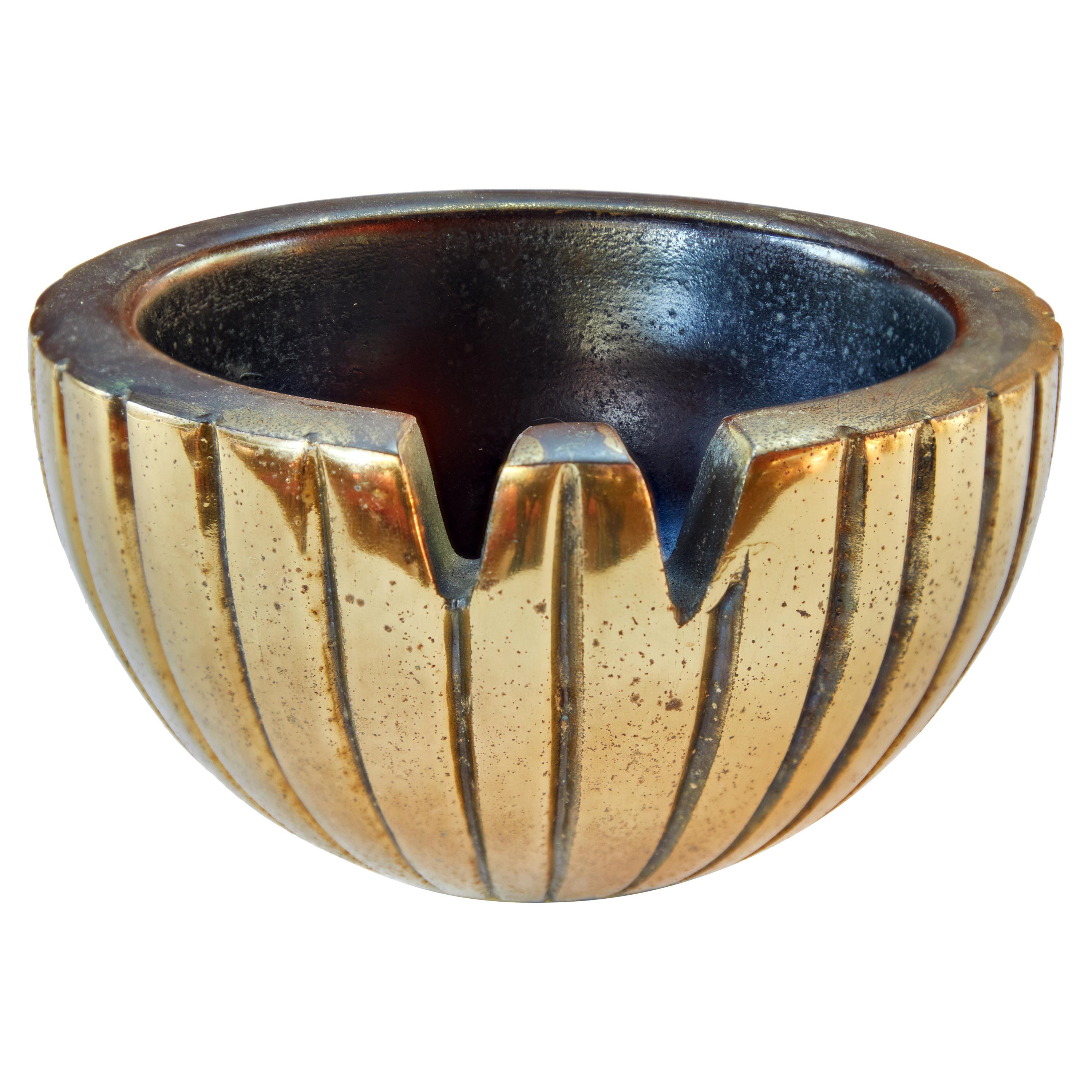 1950s Ben Seibel Brass Bowl or Ashtray for Jenfred-Ware