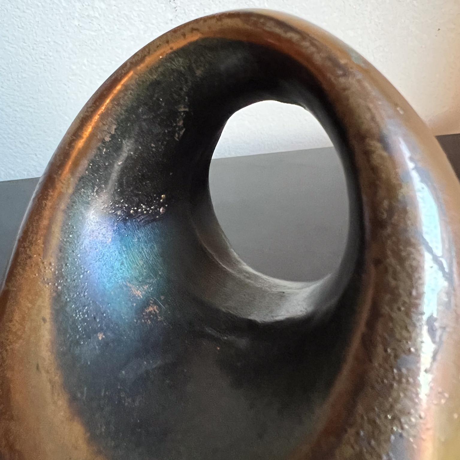 1950s Ben Seibel Copper Orb Bookend Pair For Sale 2
