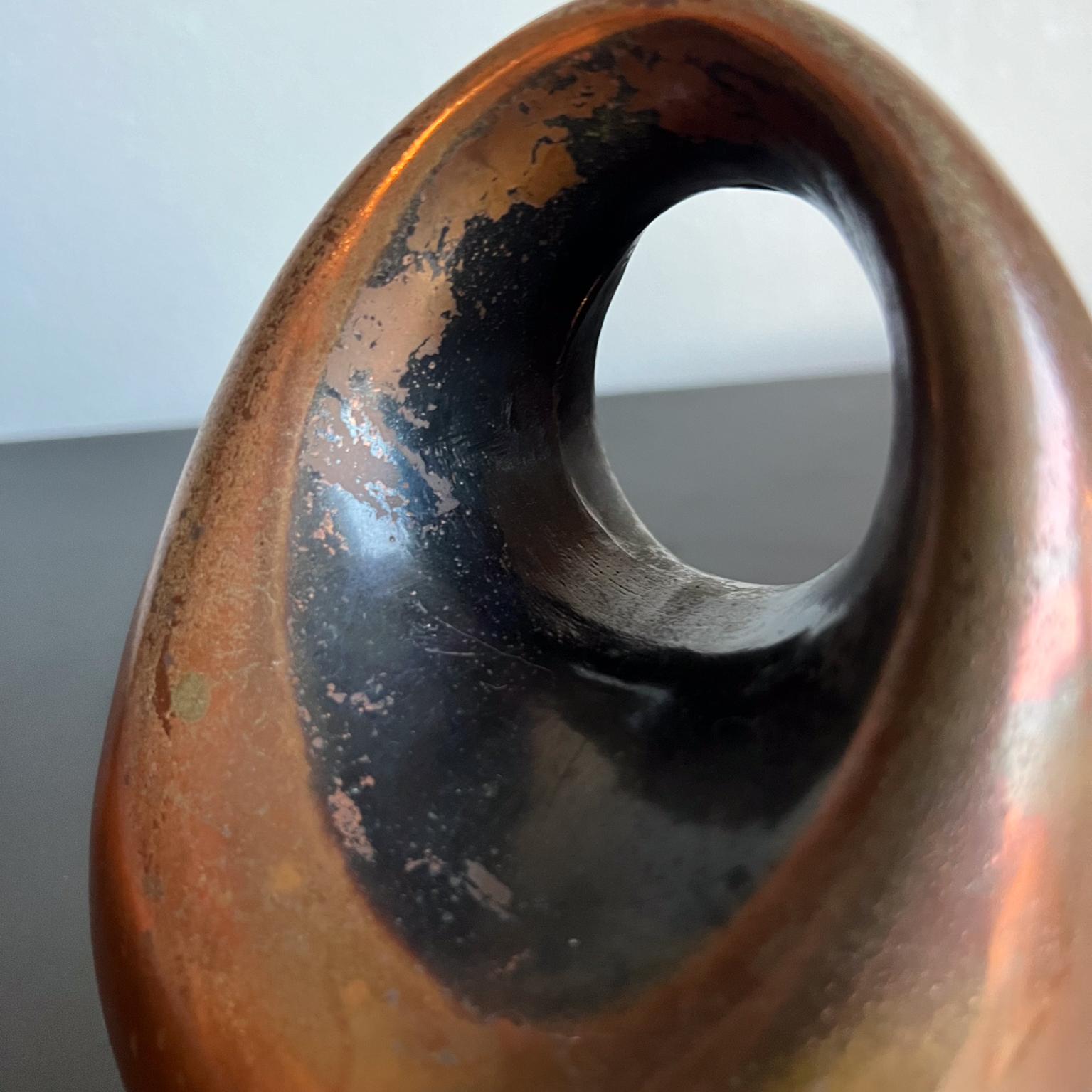 1950s Ben Seibel Copper Orb Bookend Pair For Sale 3