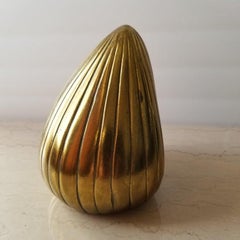 1950s Ben Seibel Clamshell Brass Bookend Jenfred-Ware
