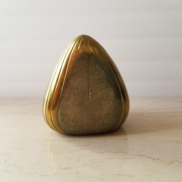 1950s Ben Seibel Clamshell Brass Bookend Jenfred-Ware For Sale 2