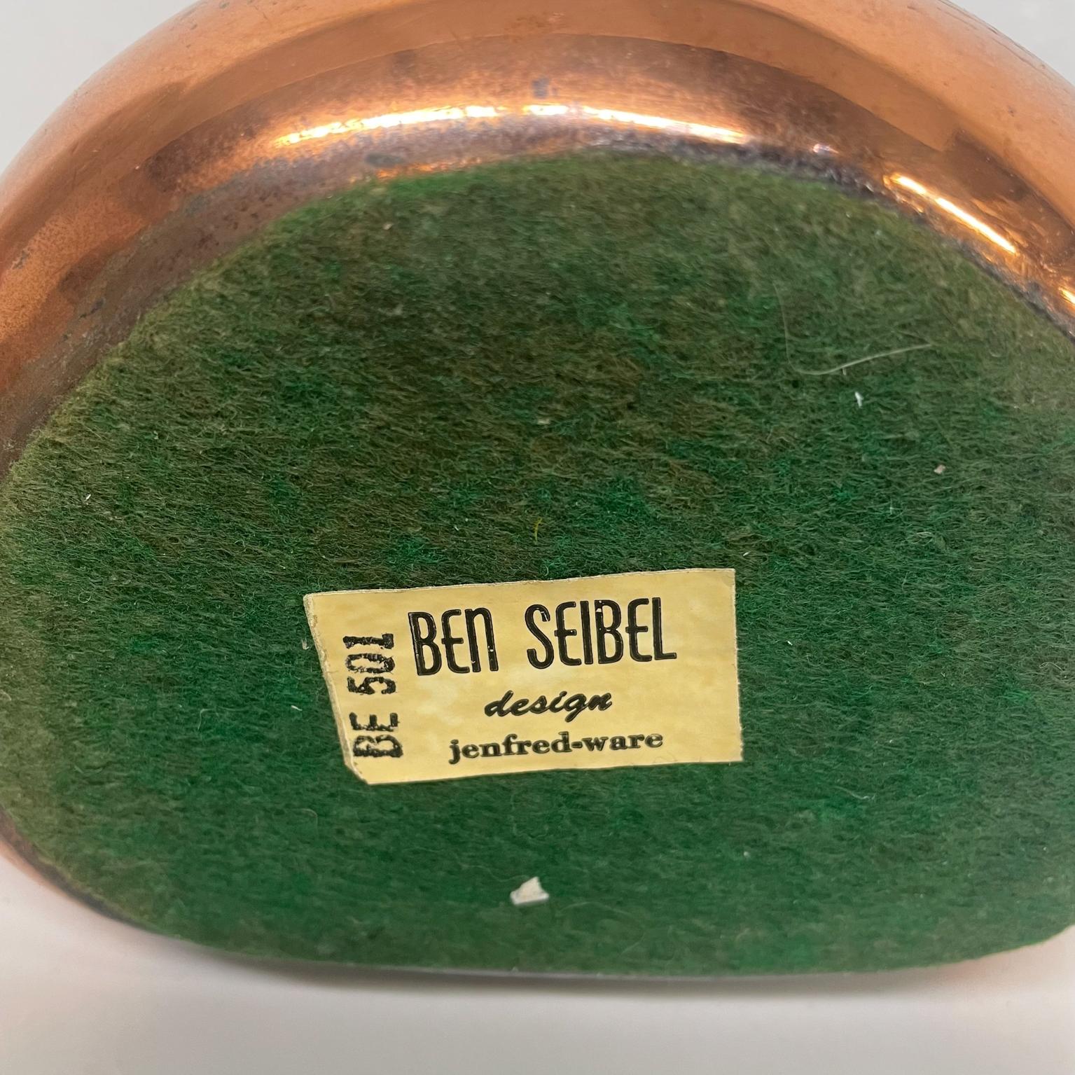1950s Ben Seibel Modern ORB Bookends in Copper for Jenfred-Ware Raymor For Sale 5