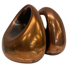 Retro 1950s Ben Seibel Modern ORB Bookends in Copper for Jenfred-Ware Raymor