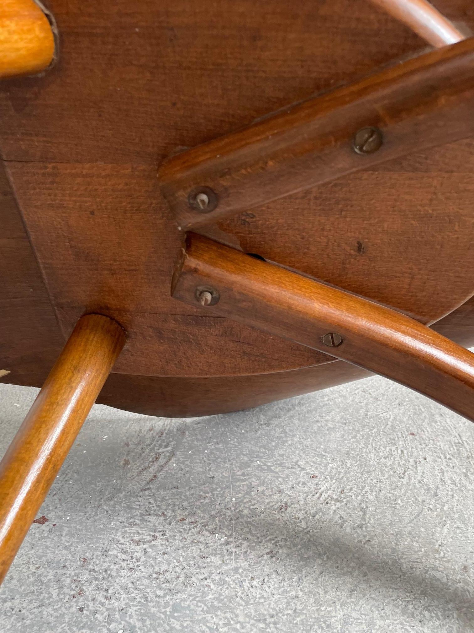 1950s Bent Plwood Chair by Ray Komai JG Furniture Inc. Mid-Century Architect For Sale 4