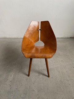 1950s Bent Plwood Chair by Ray Komai JG Furniture Inc. Mid-Century Architect