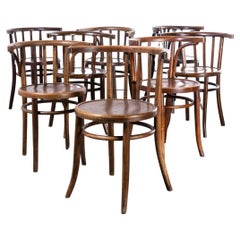 1950's Bentwood Debrecen Arm Chairs, Set of Eight