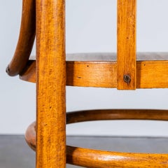 1950's Bentwood Debrecen Blonde Dining Arm Chairs - Set Of Fours