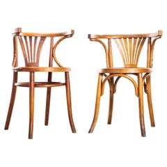 1950
s Bentwood Debrecen Blonde Dining Armchairs - Pair