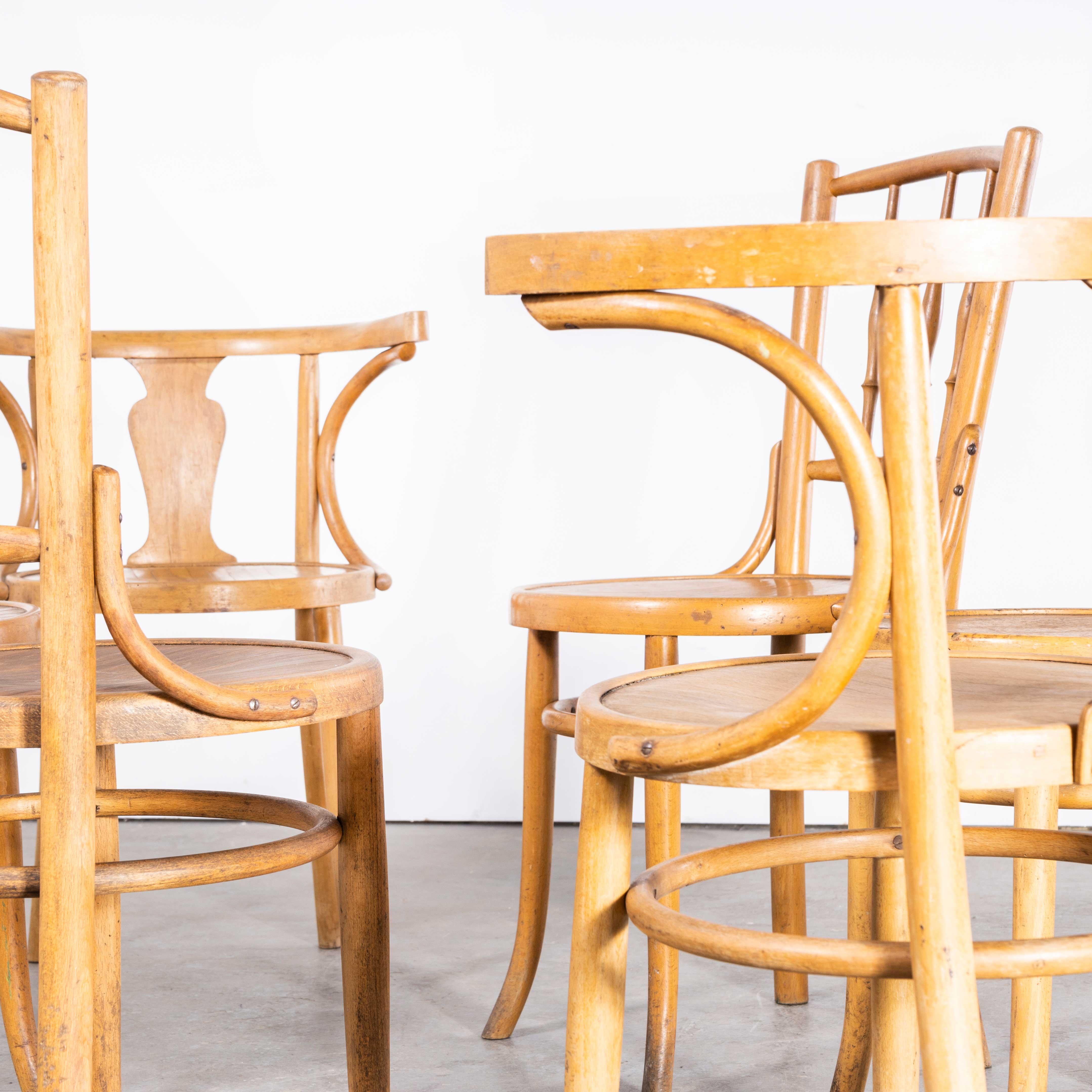 1950s Bentwood Debrecen Blonde Dining Chairs, Set of Six For Sale 5