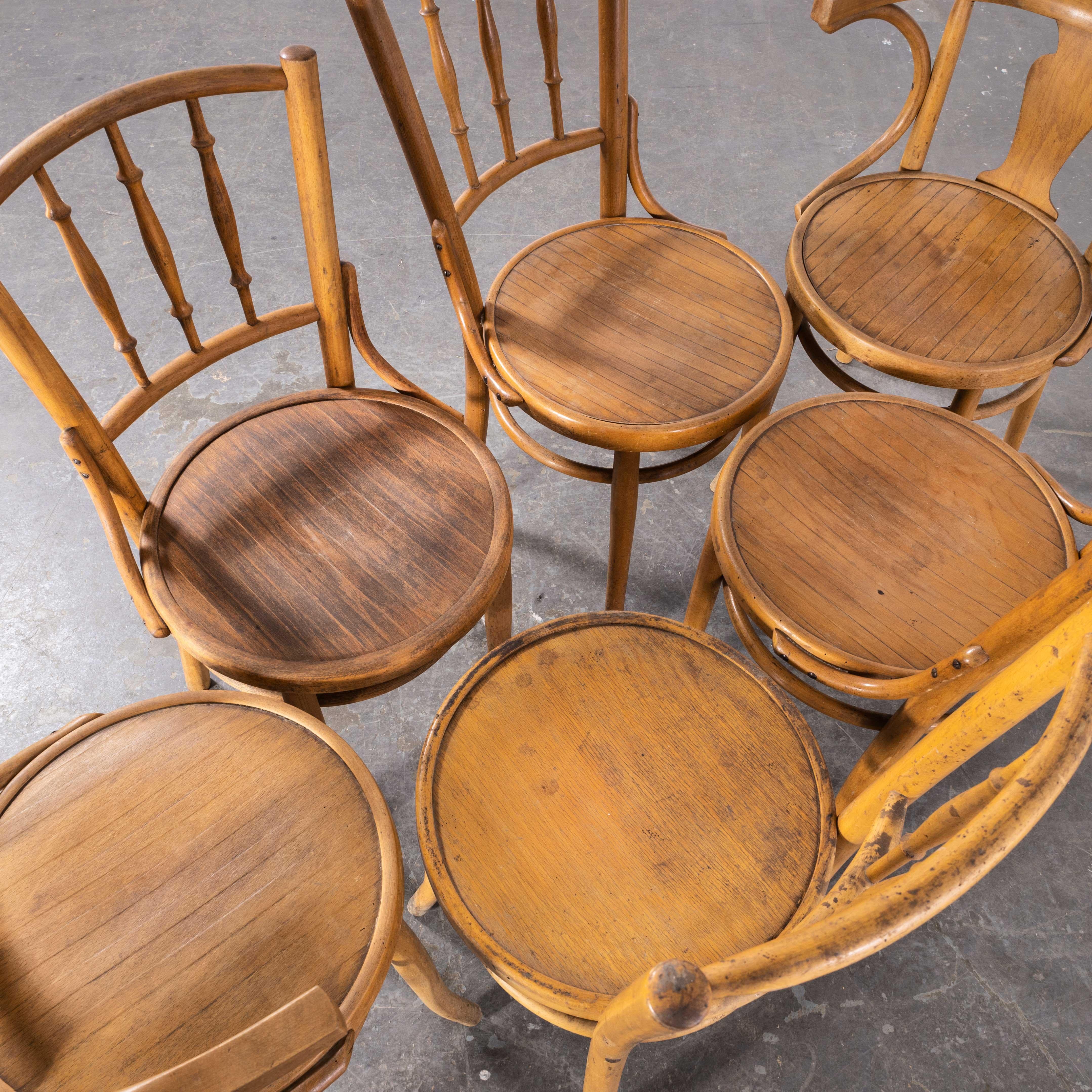 1950s Bentwood Debrecen Blonde Dining Chairs, Set of Six For Sale 6