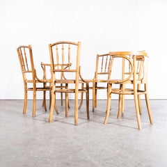1950s Bentwood Debrecen Blonde Dining Chairs, Set of Six