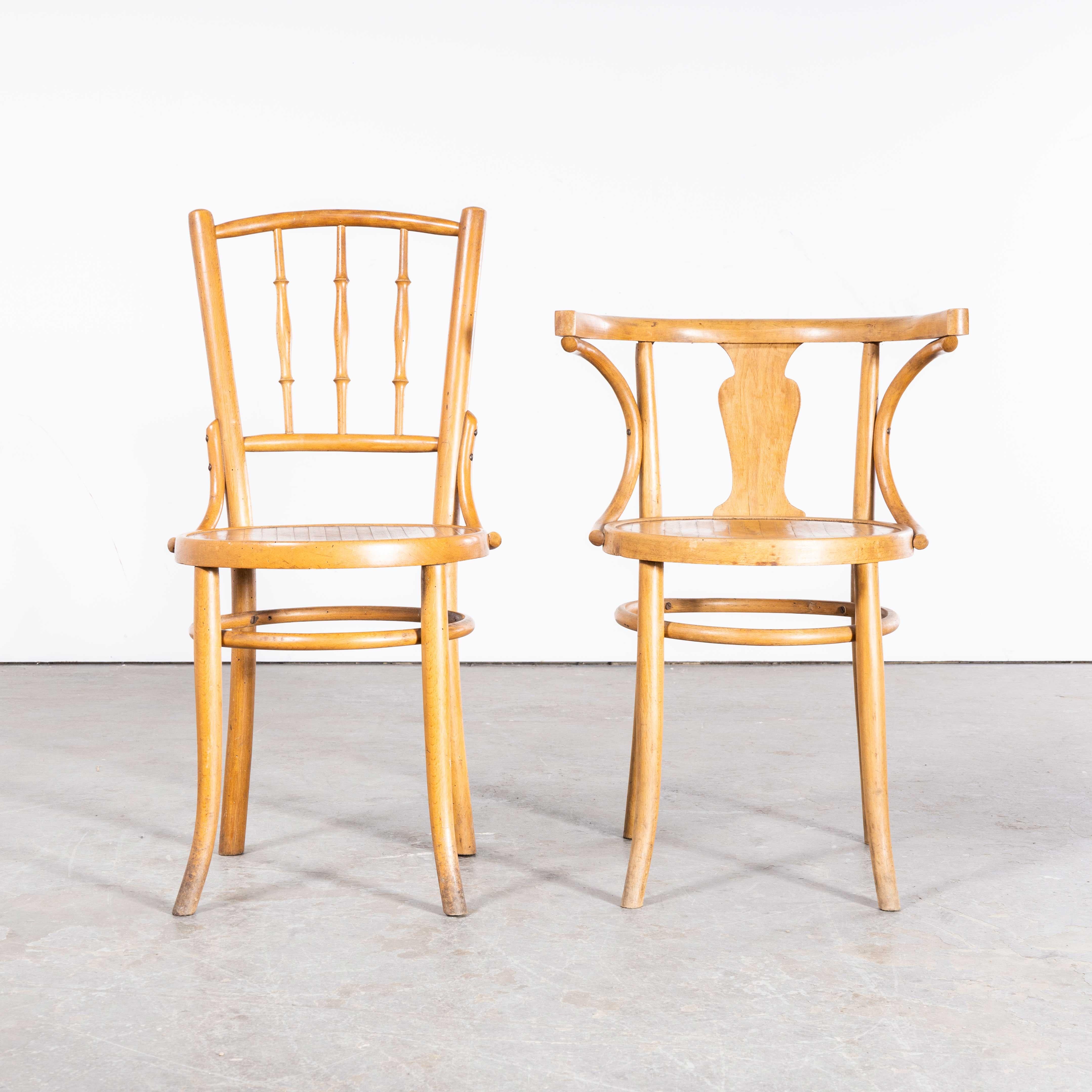 1950s Bentwood Debrecen Blonde Dining Chairs, Set of Six For Sale 2