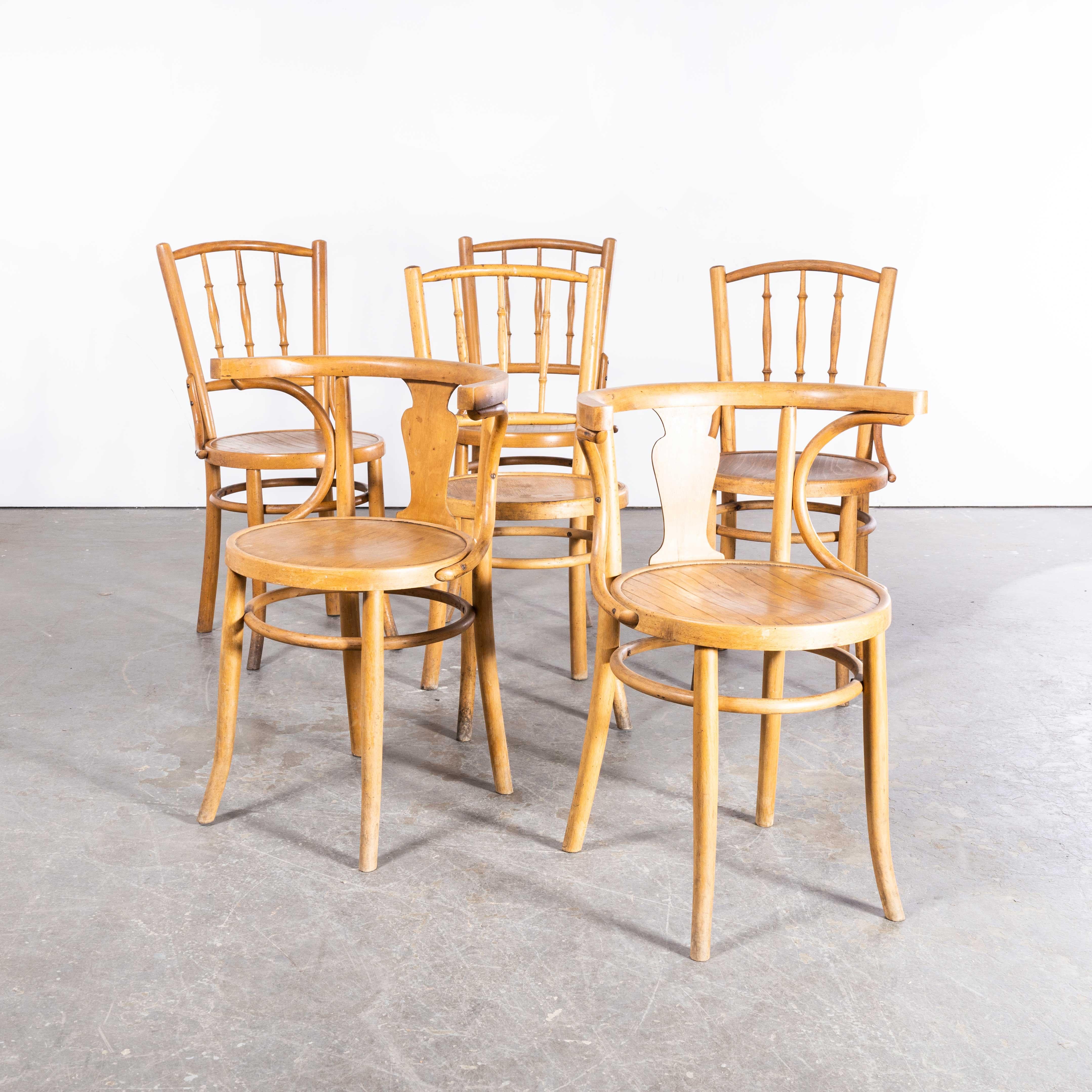 1950s Bentwood Debrecen Blonde Dining Chairs, Set of Six For Sale 3