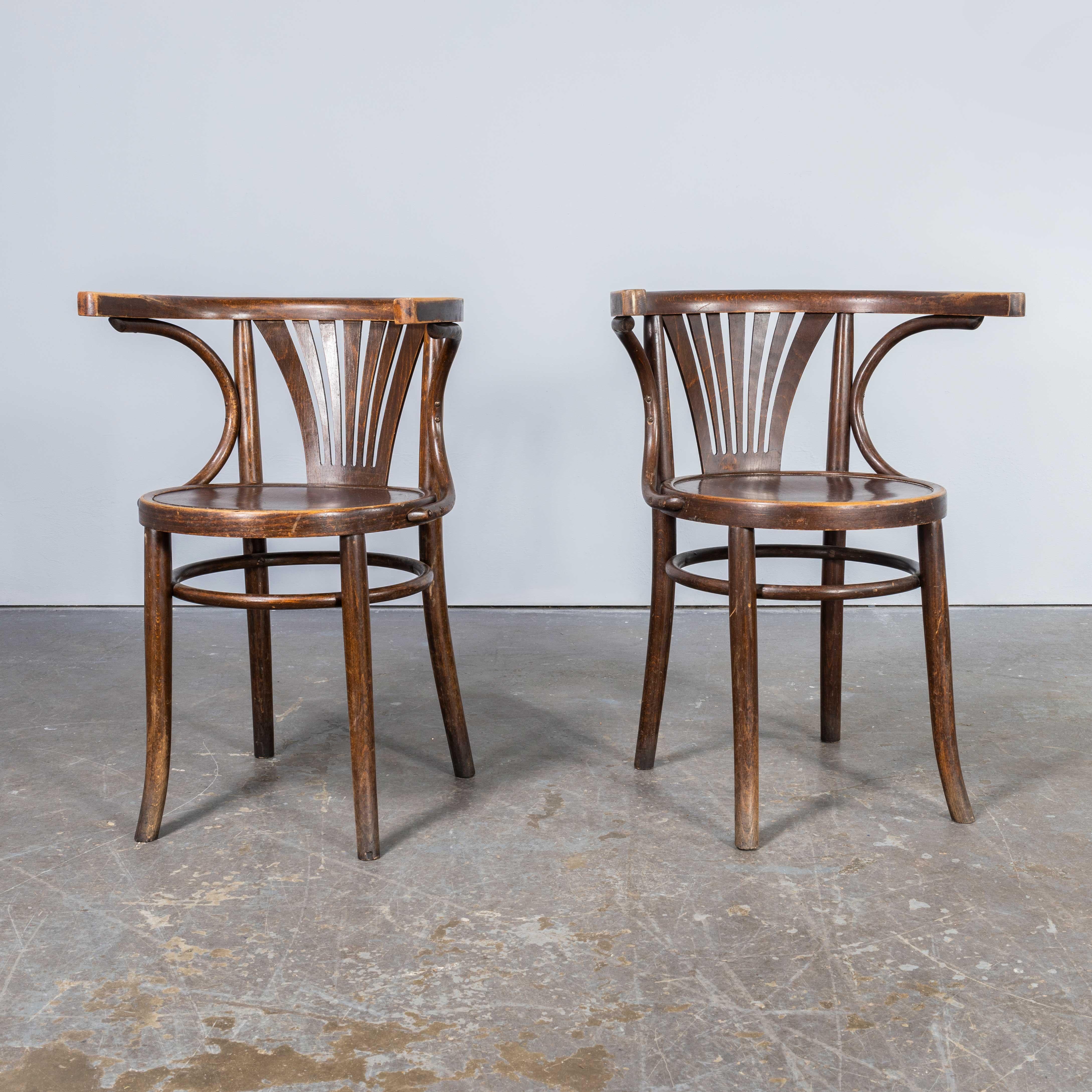 1950's Bentwood Debrecen Dining Arm Chairs - Pair 5