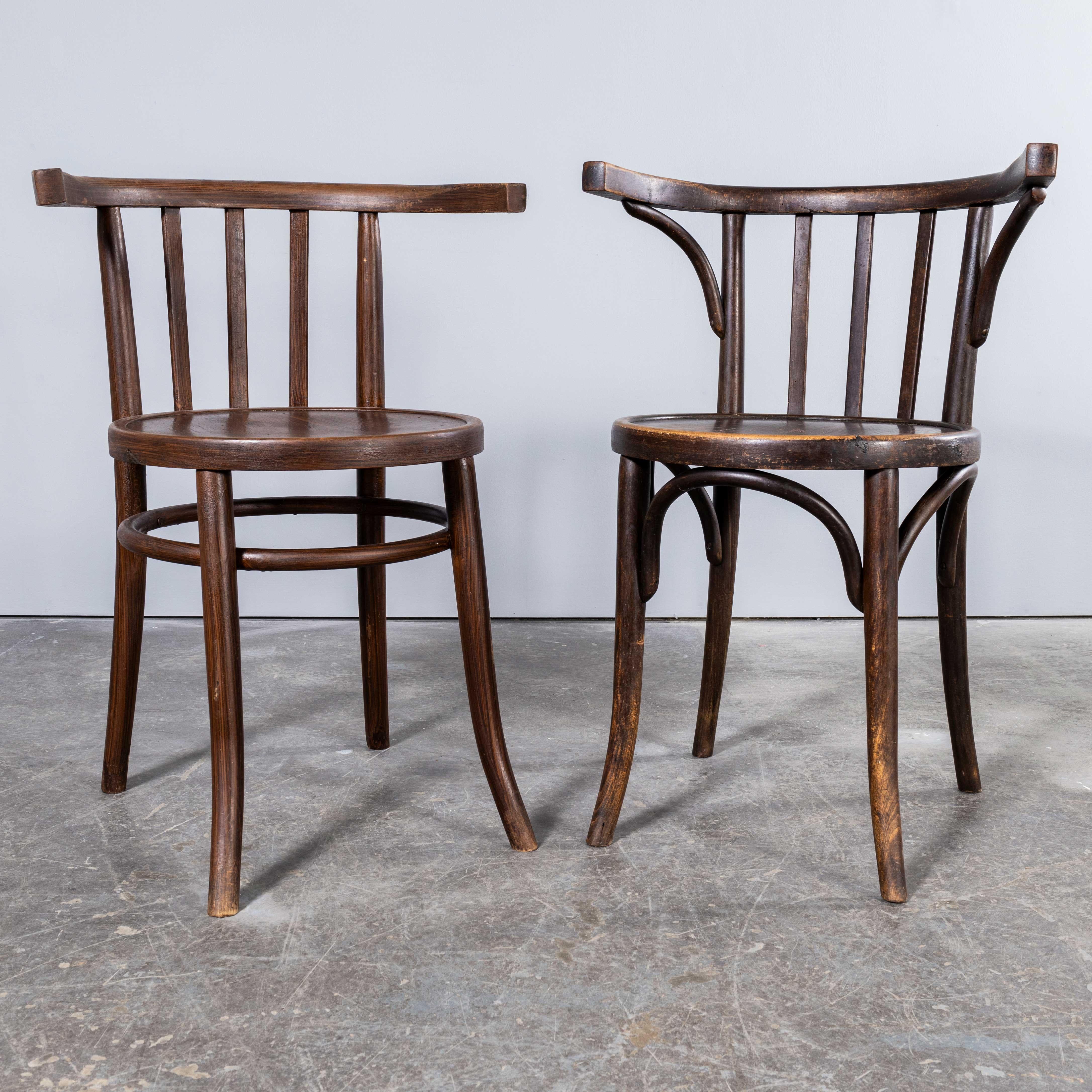 1950's Bentwood Debrecen Dining Arm Chairs - Set Of Eight. For Sale 3