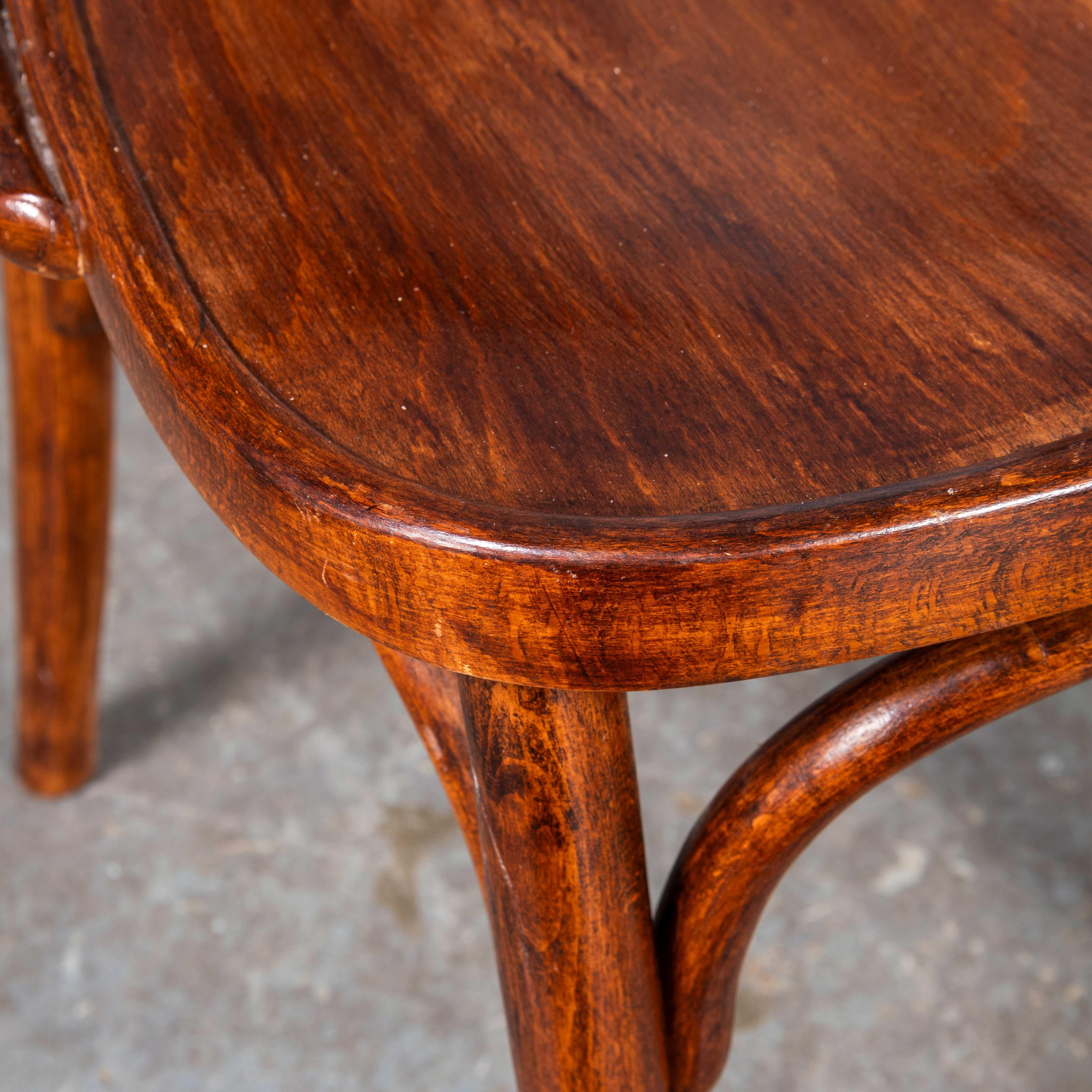 1950's Bentwood Debrecen Dining Arm Chairs - Set von vier (Mitte des 20. Jahrhunderts) im Angebot